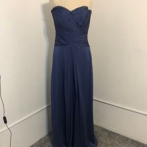 Belsoie indigo bridesmaids/ formal dress size 14